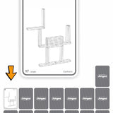 Jogo Desafio Montagem Plaquetas de Equilíbrio de Madeira MDF