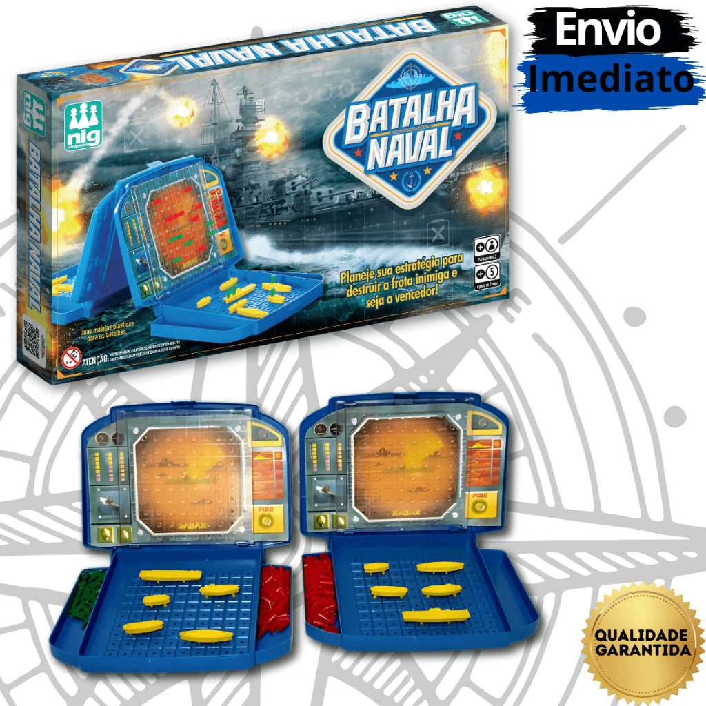 JOGO BATALHA NAVAL - ESTRATÉGIA, DESAFIO E DIVERSÃO PARA TODA FAMÍLIA!