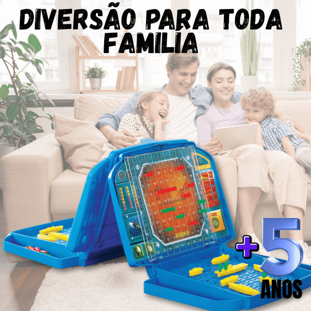 JOGO BATALHA NAVAL - ESTRATÉGIA, DESAFIO E DIVERSÃO PARA TODA FAMÍLIA!