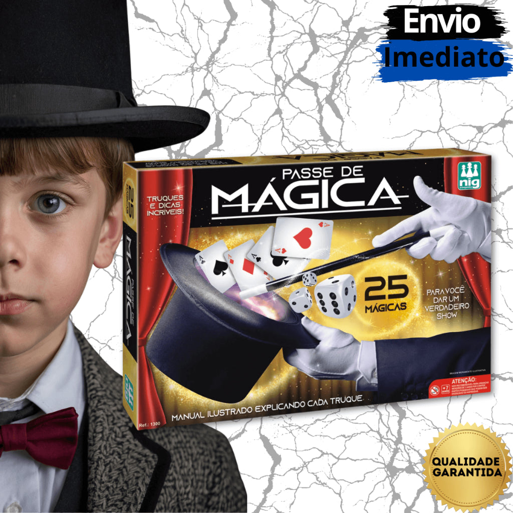 JOGO PASSE DE MÁGICA - DESPERTE O MAGO QUE EXISTE EM SEU FILHO!