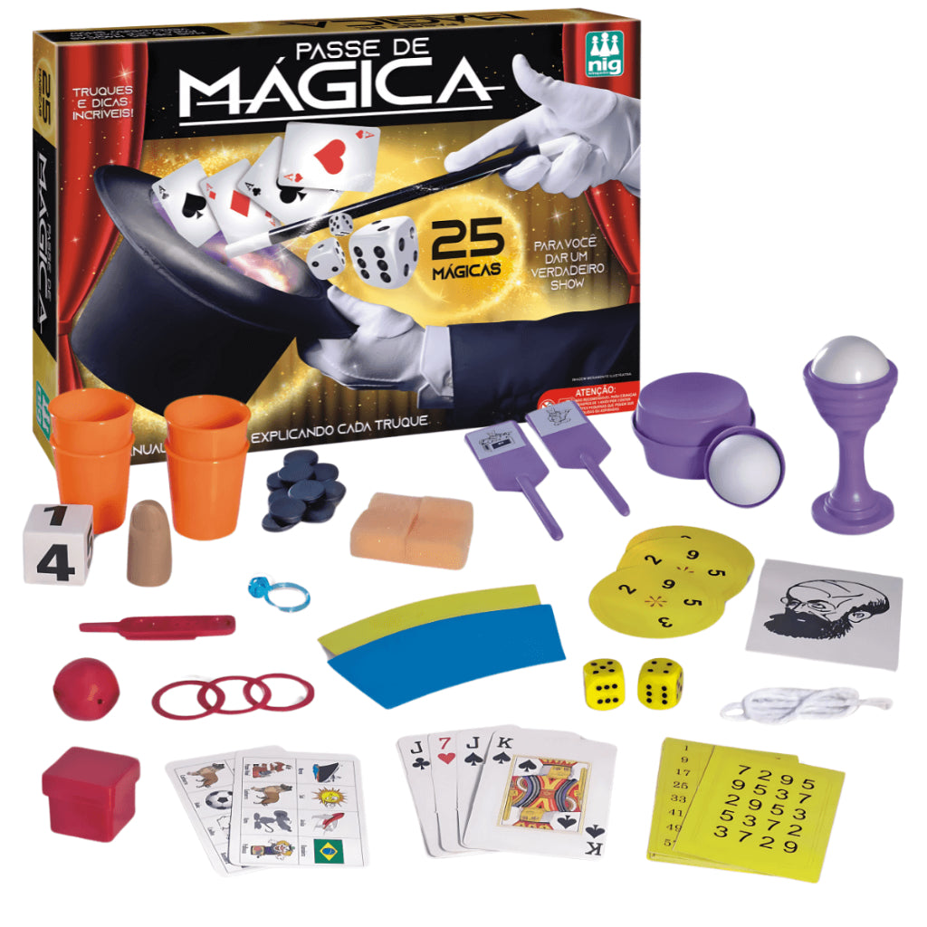 JOGO PASSE DE MÁGICA - DESPERTE O MAGO QUE EXISTE EM SEU FILHO!