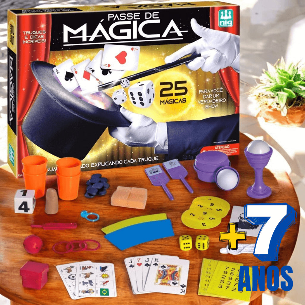 JOGO PASSE DE MÁGICA - DESPERTE O MAGO QUE EXISTE EM SEU FILHO!