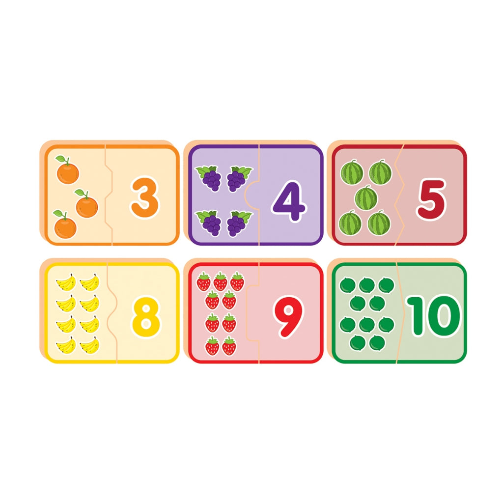 MAD - BE A BÁ - NUMEROS 1 a 10 - 20 PEÇAS