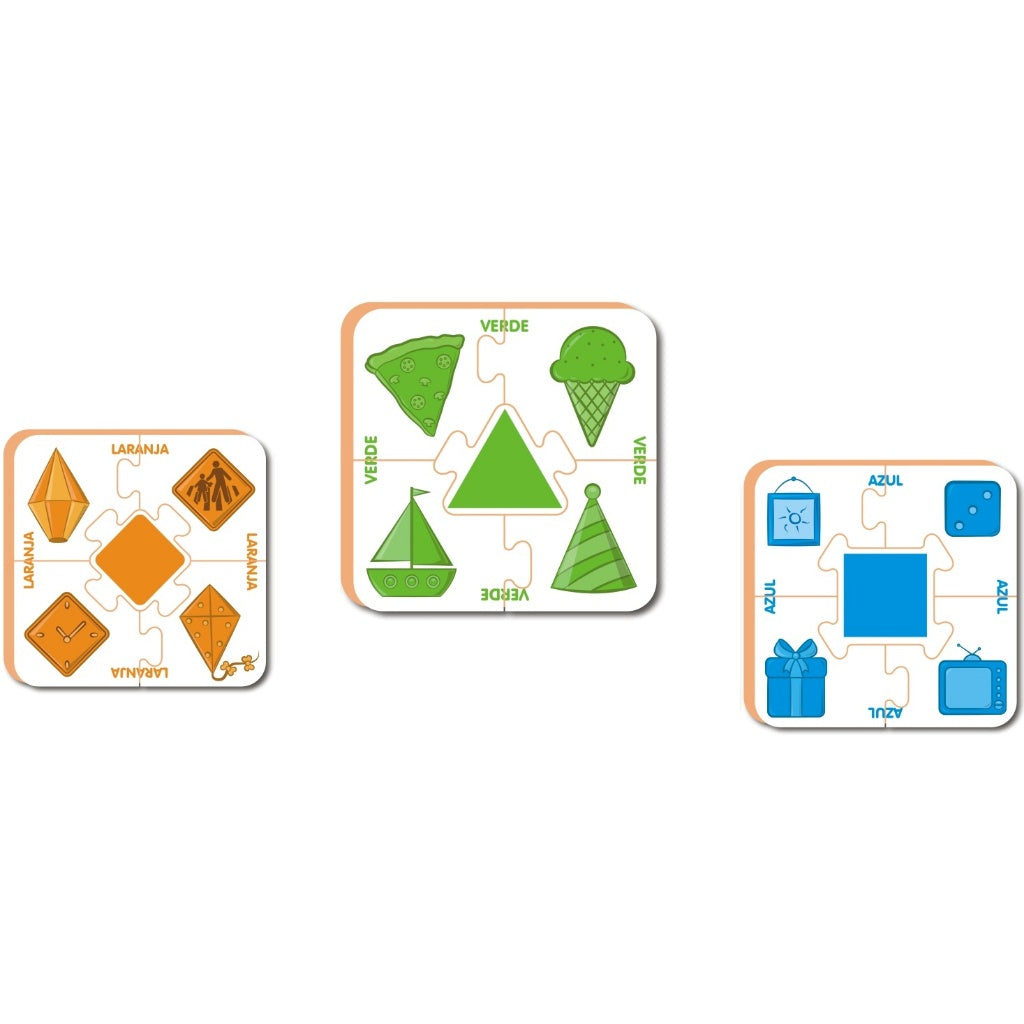 MAD - BE A BÁ - CORES E FORMAS - 30 PEÇAS