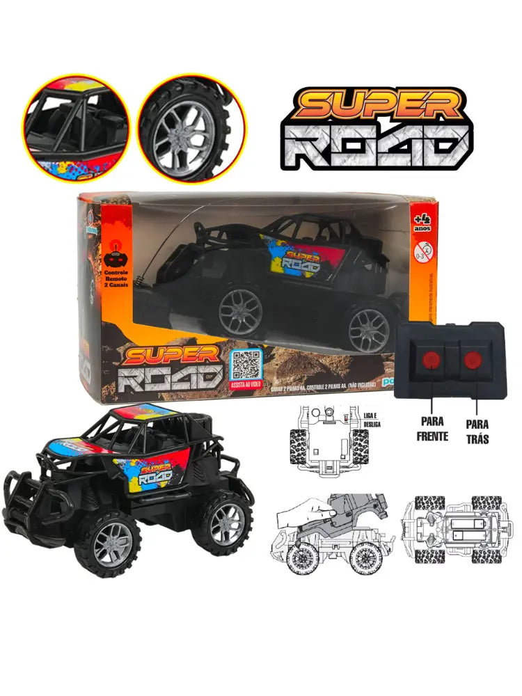 Carrinho de Controle Remoto Cross