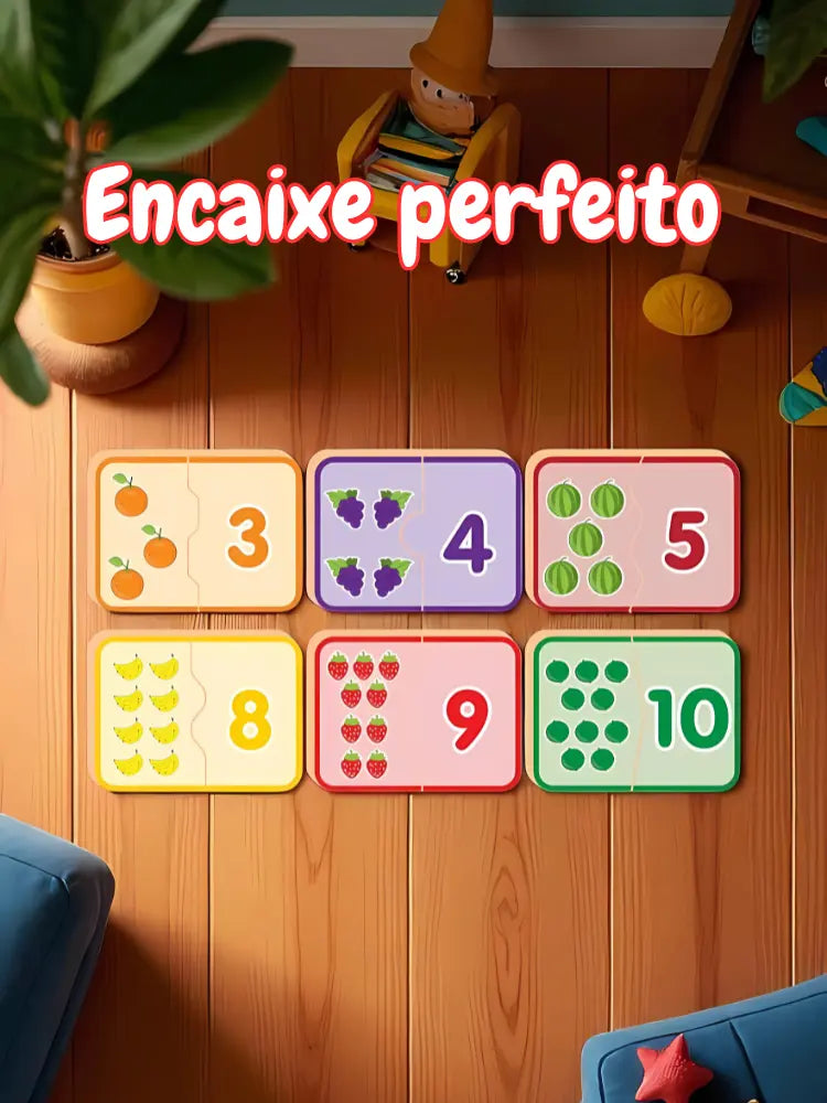 Kit Jogo Educativo Silabas, Alfabeto e Números