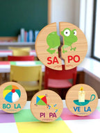 Kit Jogo Educativo Silabas, Alfabeto e Números