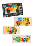 Educaplay - Quebra Cabeça Educativo de Madeira
