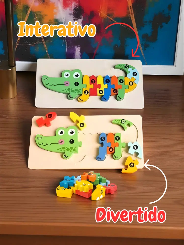 Educaplay - Quebra Cabeça Educativo de Madeira