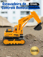 Carrinho de controle remoto - Retroescavadeira