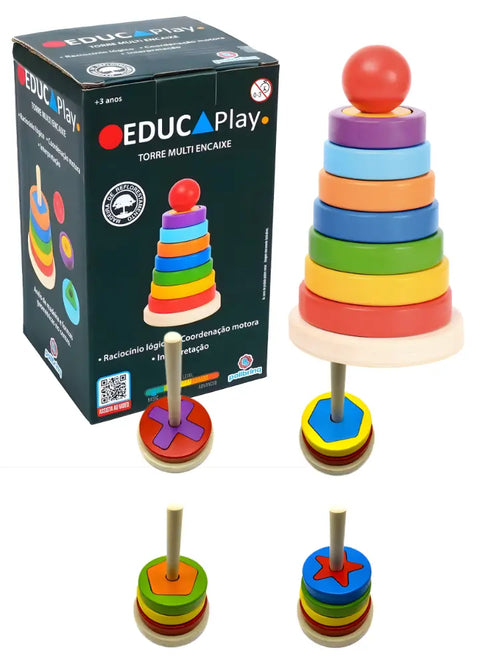 Educaplay - Torre Multi Encaixe