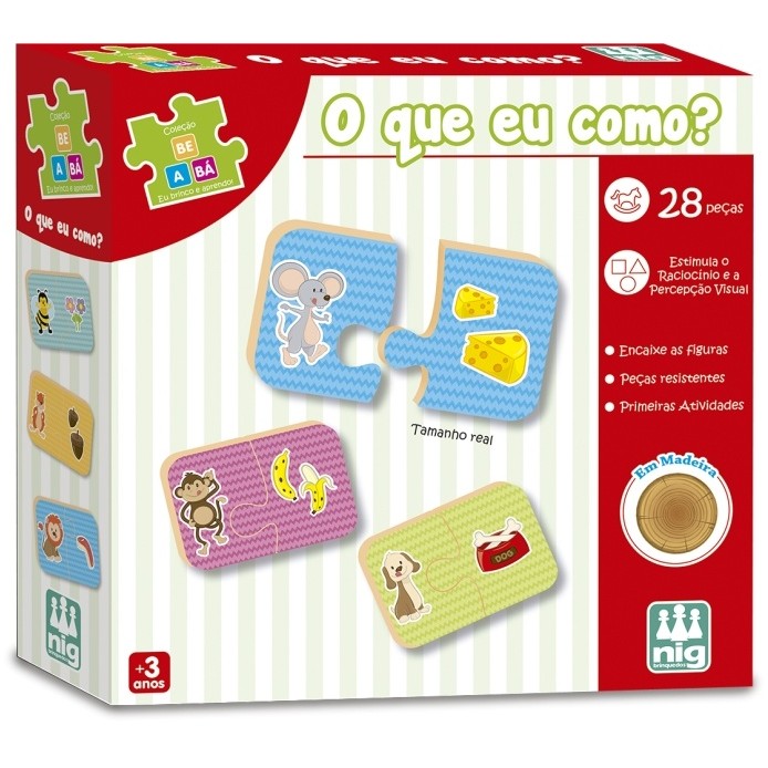 MAD - BE A BÁ - O QUE EU COMO? - 28 PEÇAS